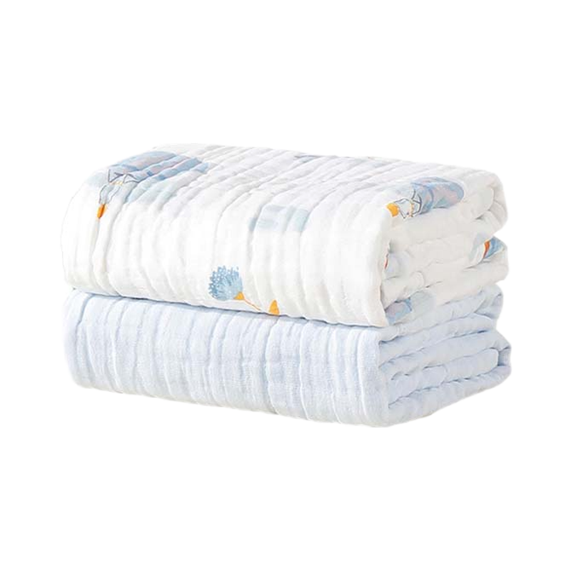 gb Baby 6-Layer Cotton Gauze Blanket 2-Pack