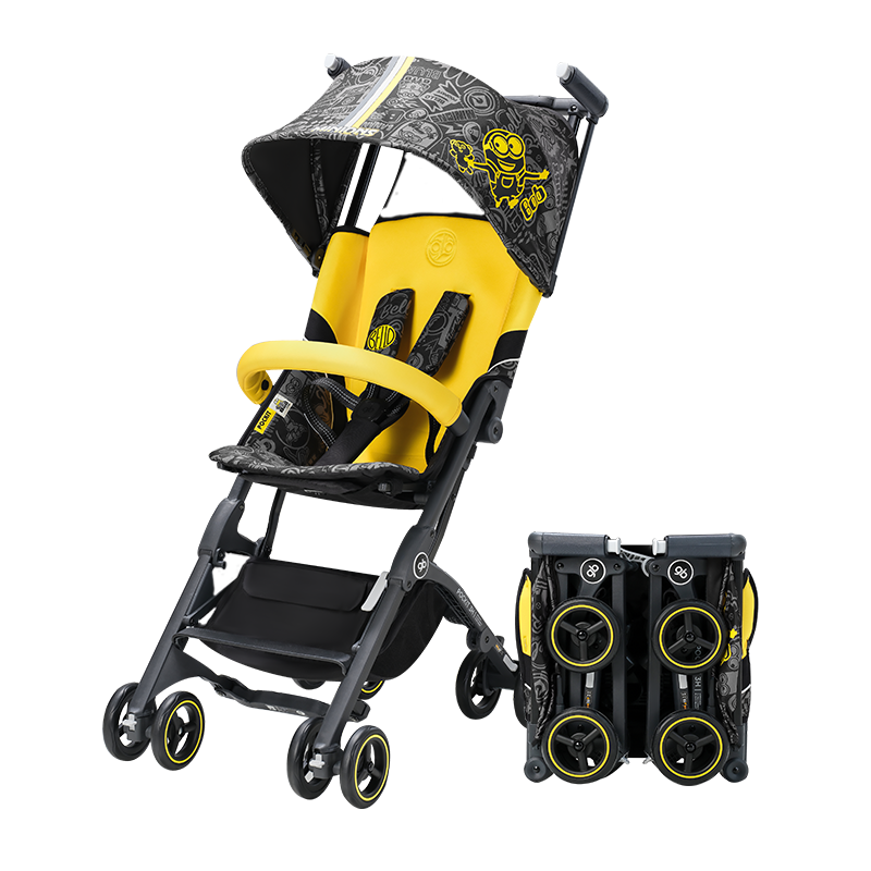 Pockit x Minions Lightweight Baby Stroller
