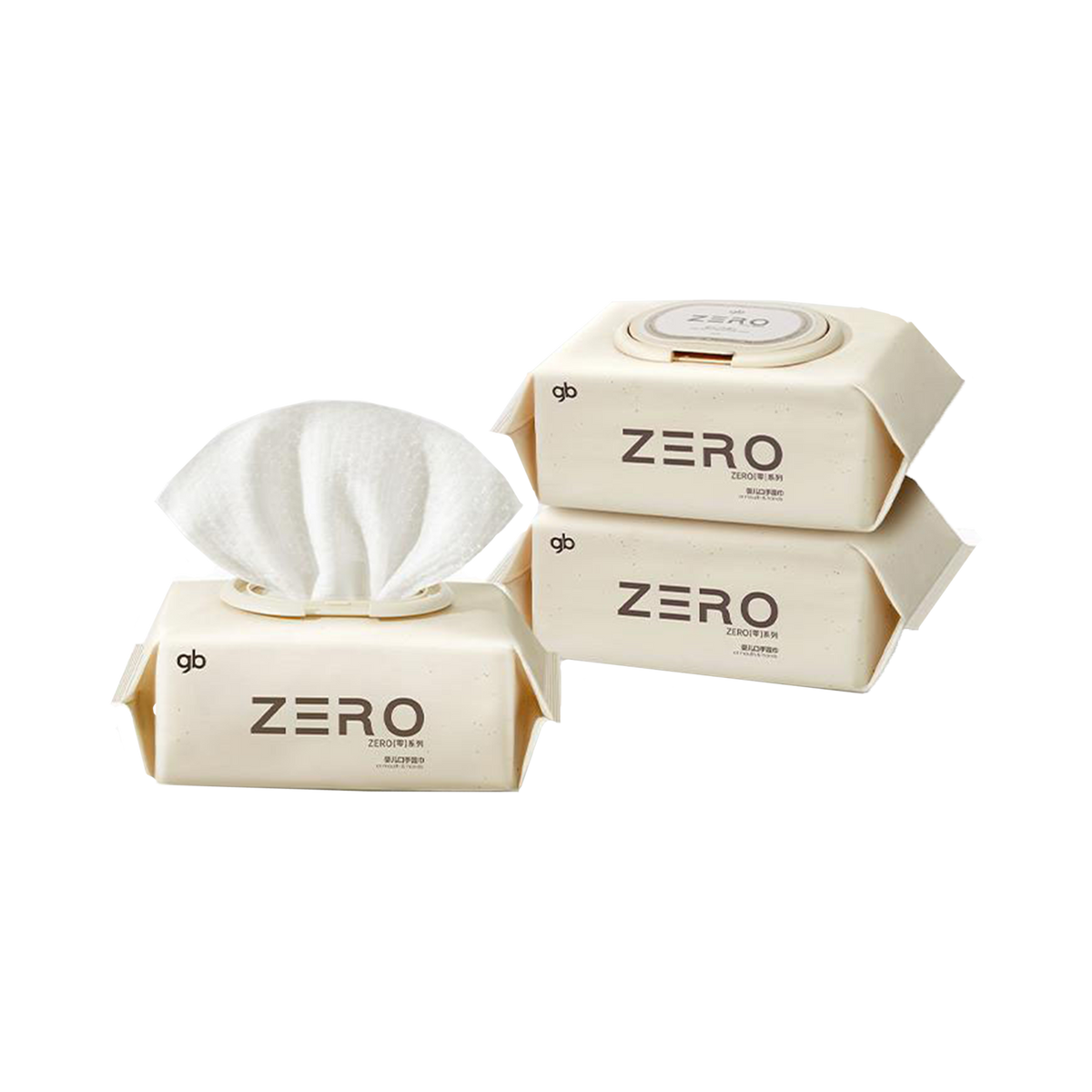 مناديل جي بي زيرو المبللة للفم واليدين للأطفال