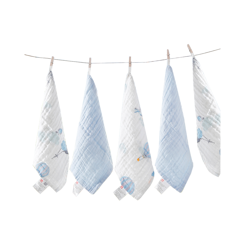 منشفة أطفال قطنية من ست طبقات من الشاش