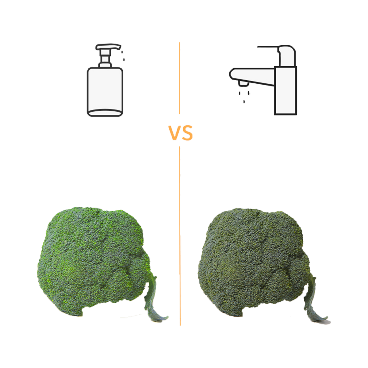 ملح الهيمالايا، منظف الفواكه والخضراوات والزجاجات