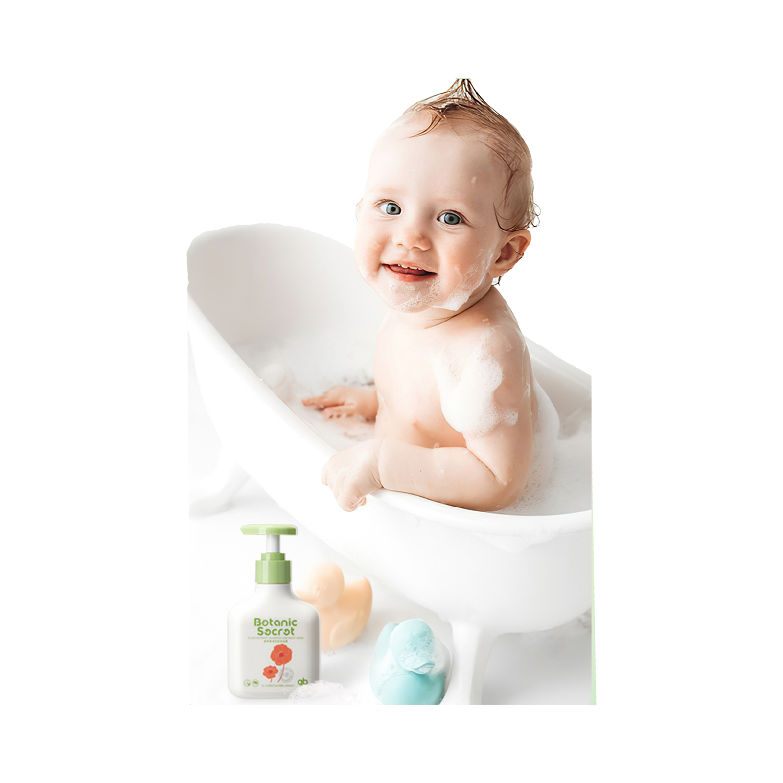 Champú y gel de baño para bebés 2 en 1 de gb