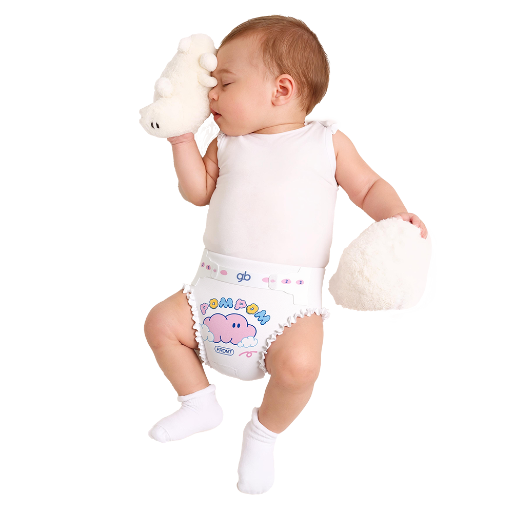 gb POMPOM Pull-up pants