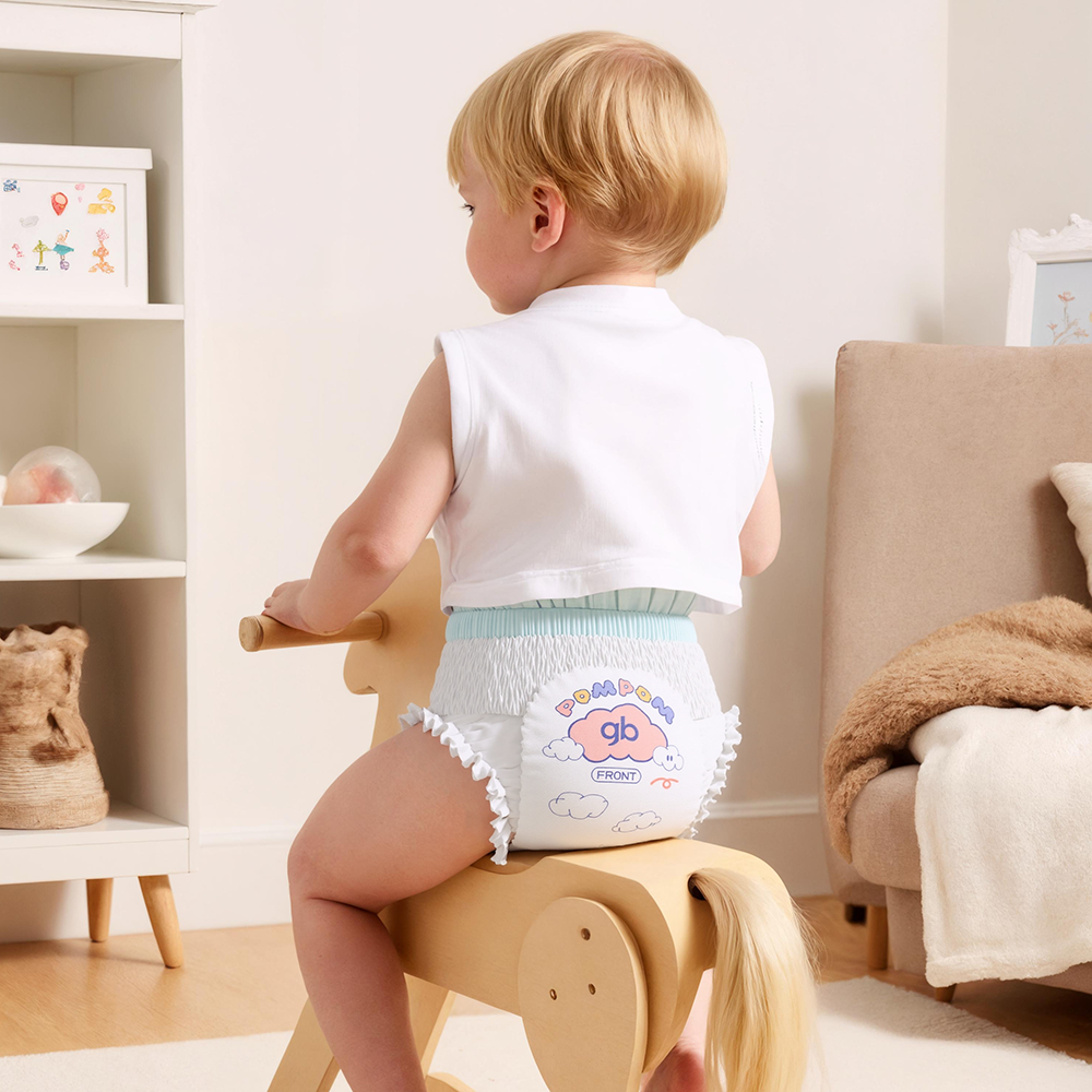 gb POMPOM Pull-up pants