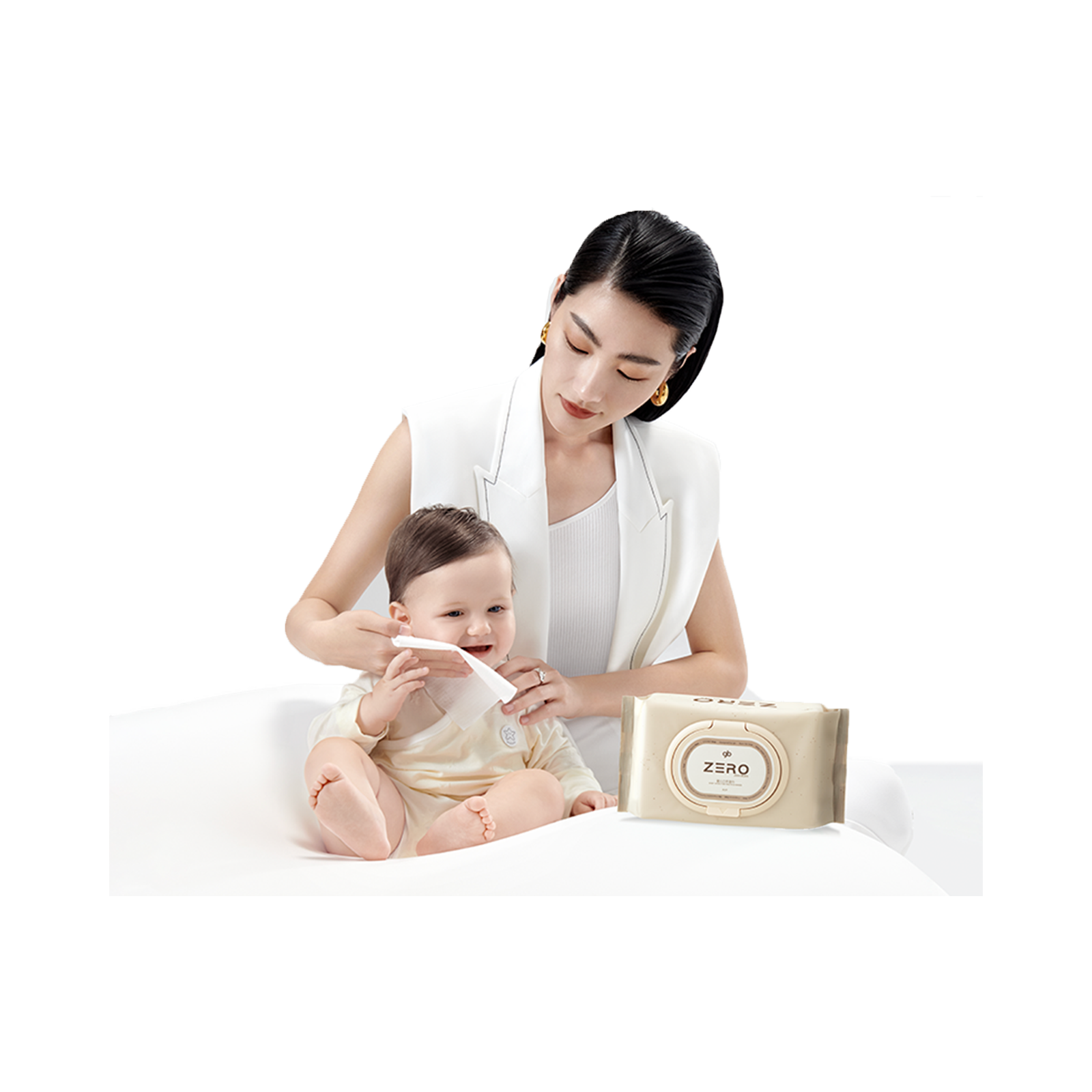 Toallitas húmedas para la boca y las manos para bebés gb ZERO