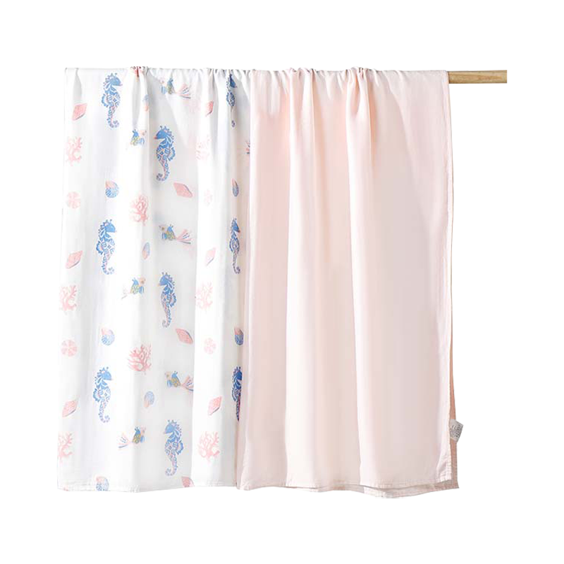 منشفة شاش قطنية من الخيزران مضادة للبكتيريا للأطفال من جي بي، عبوة من قطعتين