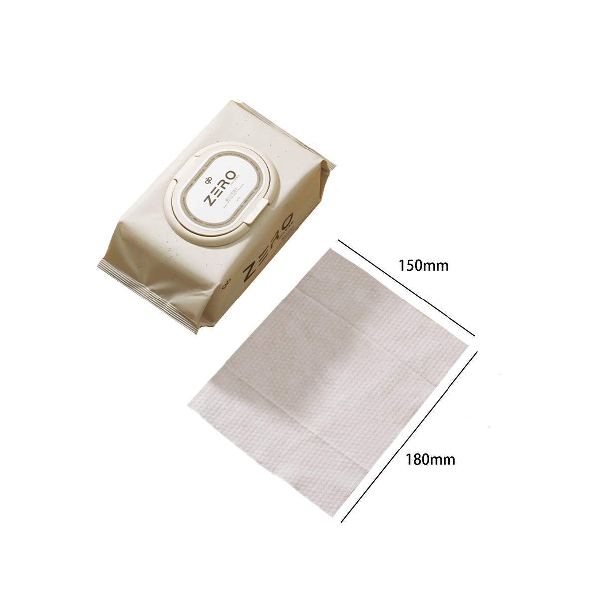 مناديل جي بي زيرو المبللة للفم واليدين للأطفال