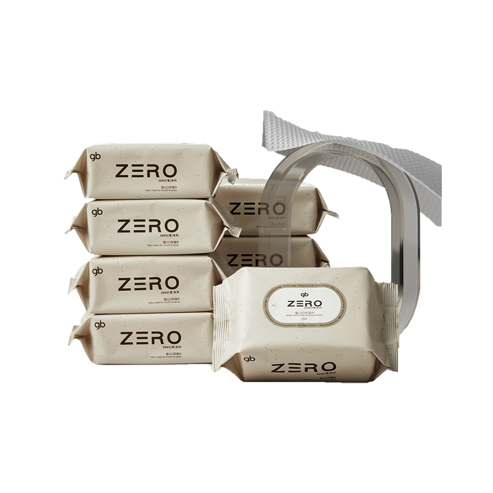 Toallitas húmedas para la boca y las manos para bebés gb ZERO