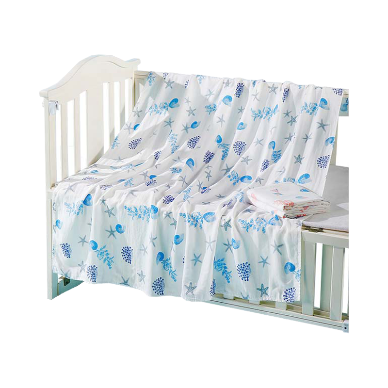 منشفة شاش قطنية من الخيزران مضادة للبكتيريا للأطفال من جي بي، عبوة من قطعتين