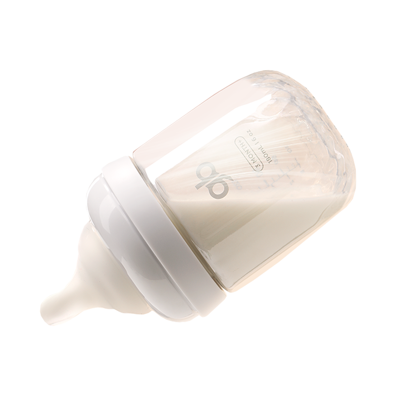 زجاجة حليب من زجاج الماس من جي بي