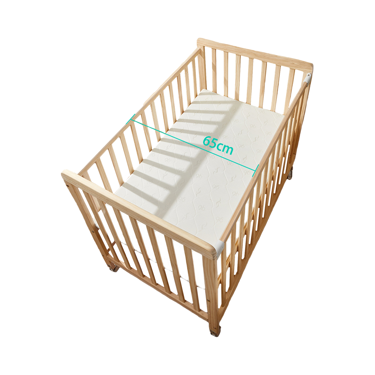gb Solid Beech Wood Crib MC3000