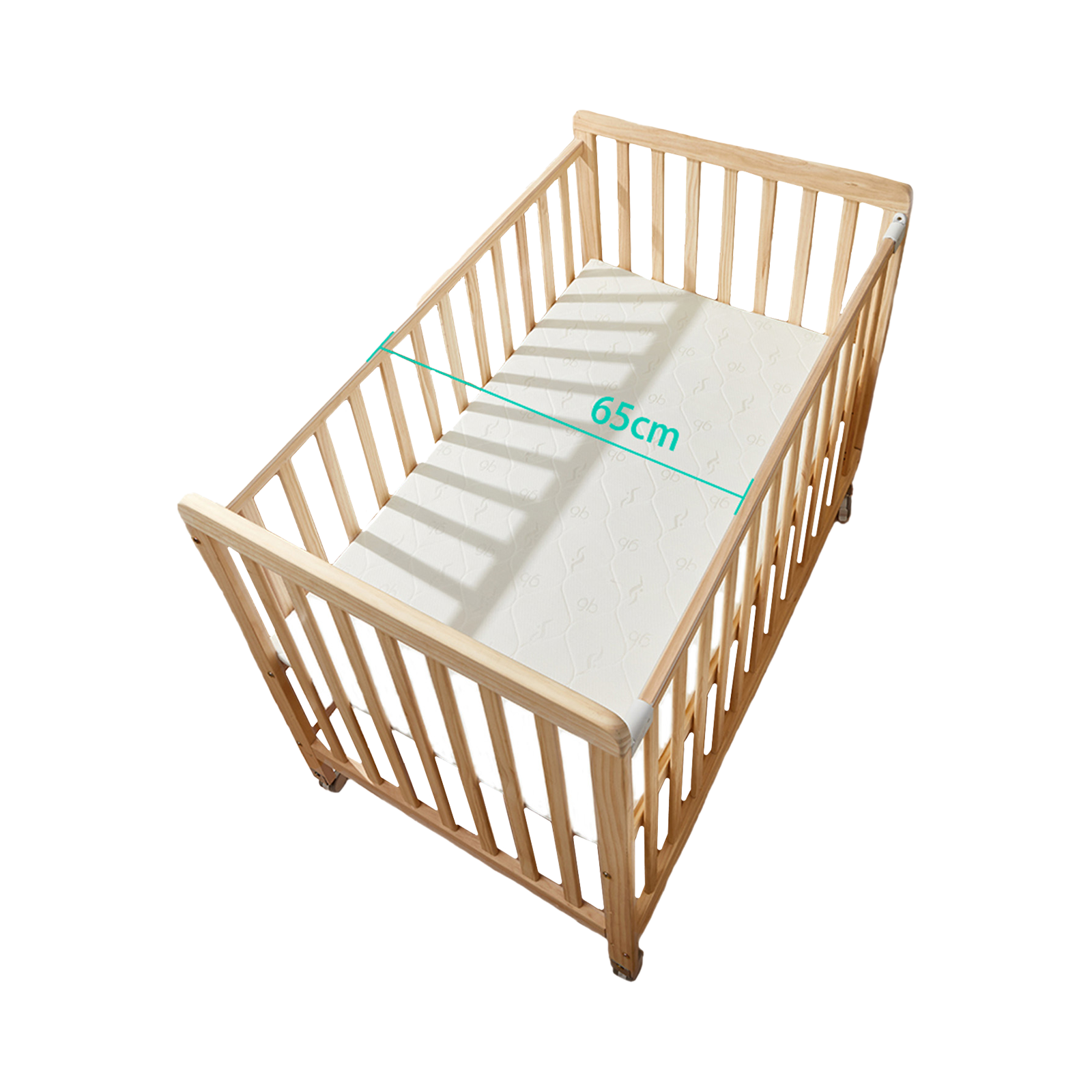 سرير أطفال من خشب الزان الصلب gb MC3000