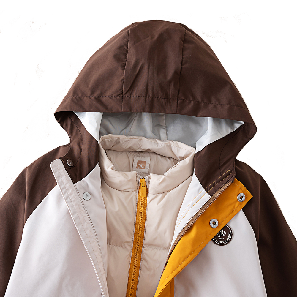 سترة واقية أنيقة من الرياح مصنوعة من قماش ناعم محشو بالريش