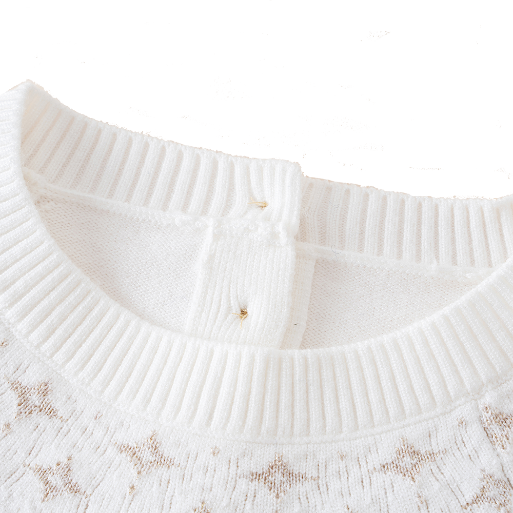 فستان سترة شبكي لامع بنمط جاكار ميتيور