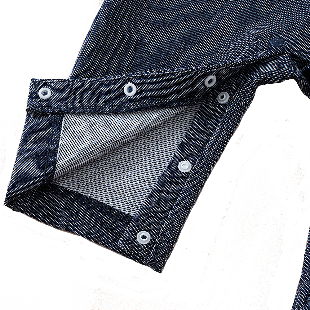 جمبسوت جينز بأكمام طويلة