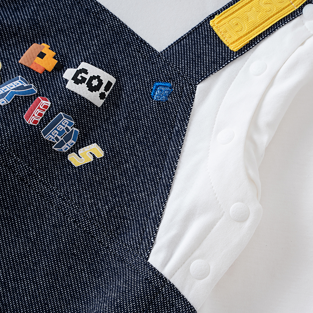 جمبسوت جينز بأكمام طويلة